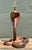 Late 20th Century Vintage Hand Carved Wood Cobra Lamp For Sale - Image 5 of 12