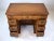 Chestnut Georgian Style Mahogany Kneehole Desk by Charak Furniture Co, 1930's For Sale - Image 8 of 13