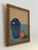 This is a lovely framed still life with orange and vase signed “S.S. Peschau 3/23/32” on canvas.