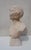 Italian Artist, Large Art Deco Carved Bust of Woman, 1920s-1940s, Alabaster For Sale - Image 12 of 18