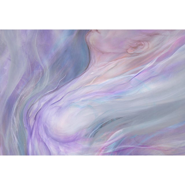 Wood The Cosmic Dance - Visionary Figurative Nude Composition in Acrylic on Masonite by Kimberlee Kuwica For Sale - Image 7 of 8