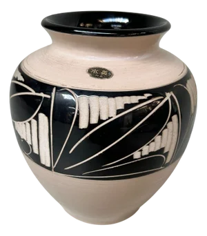 Japanese Vintage Ikebana Vase from Eitai Toki, 1970s