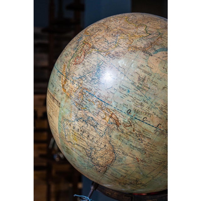 World Map Globe from E. Dubail, 1890s For Sale - Image 4 of 7