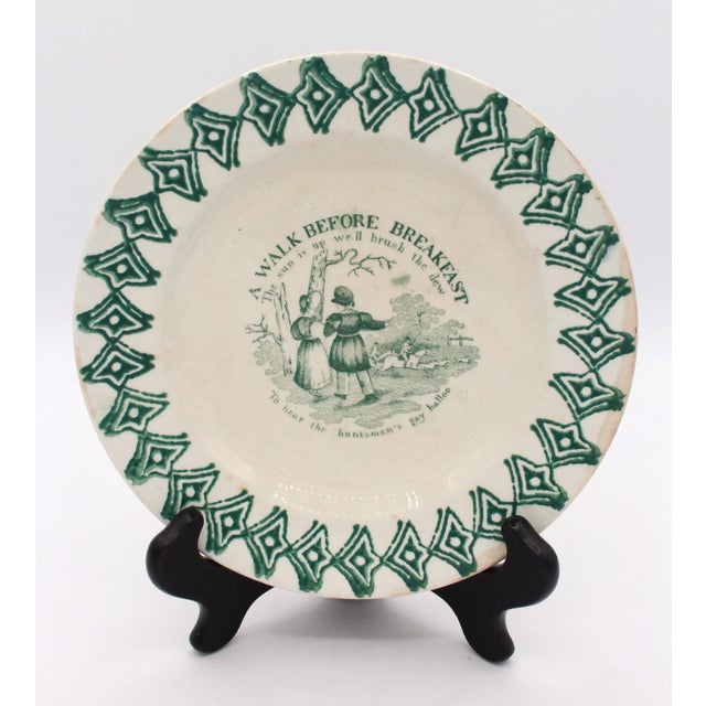 White Late 19th Century Collection of 7 Clementson Brothers Ironstone Plates For Sale - Image 8 of 11