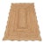 5x8Ft. Laurel Wave Scallop Edge Jute Rug For Sale