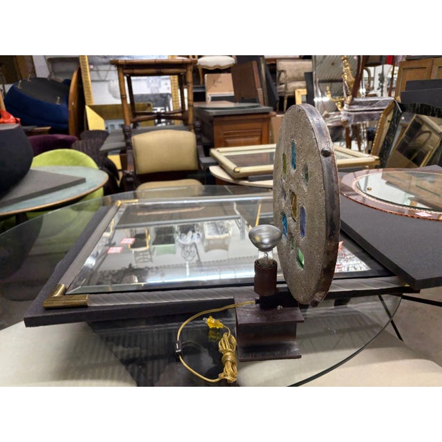 1960s French Modern Brutalist Lamp by Jean Simon Labret For Sale - Image 9 of 12