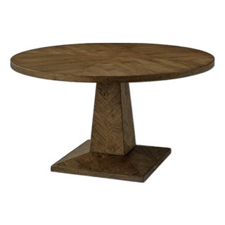 Theodore Alexander 54” Round Pedestal Dining Table – Grand Art Collection For Sale