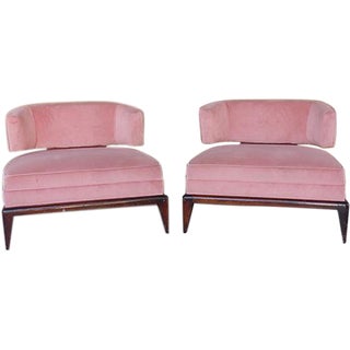 1960's Billy Haines Style Club Chairs - A Pair For Sale