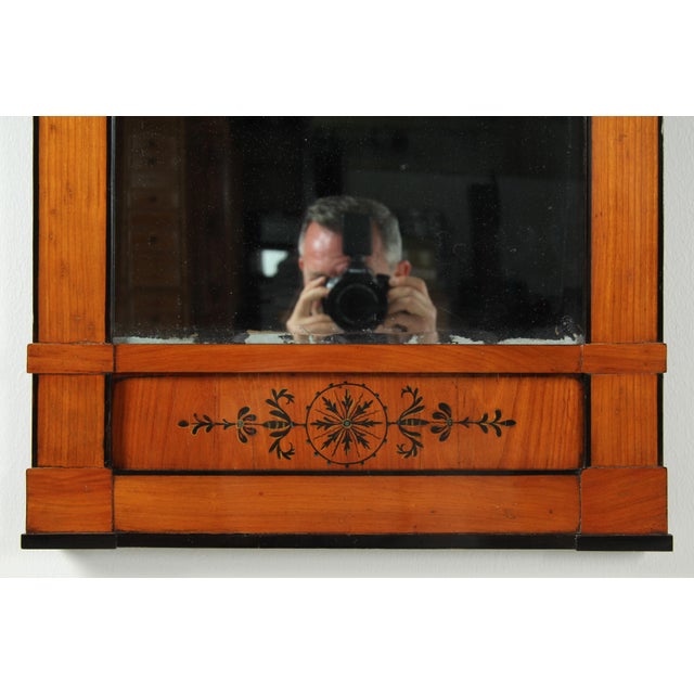 Antique Biedermeier Wall Mirror, 1830s For Sale - Image 6 of 16