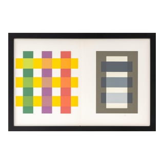 Josef Albers "The Interaction of Color Plate Xi-3", 1973 For Sale