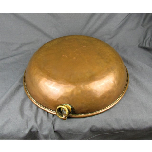 French Late 19th Century Round Copper Pot For Sale - Image 3 of 6
