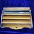From days of yore when letter writing was a thing...... Antique mahogany letter holder - can be hung with room for a pen....