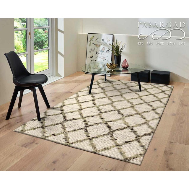 Pasargad DC Beige Modern Rug For Sale - Image 4 of 4