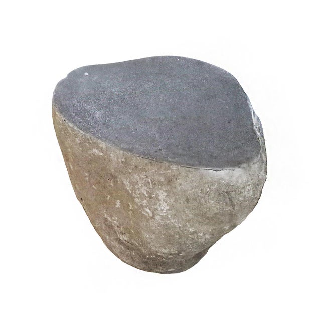 Early 21st Century Indonesian Stone End Table For Sale - Image 5 of 12