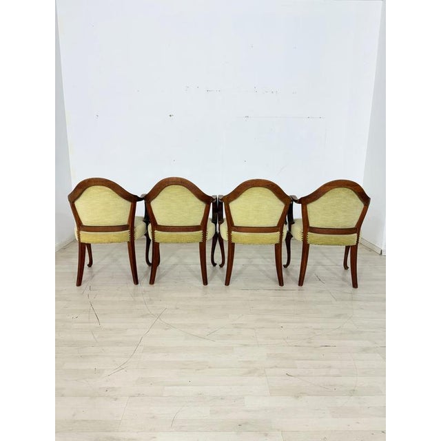 Vintage Chippendale Armchairs, Set of 4 For Sale - Image 6 of 12