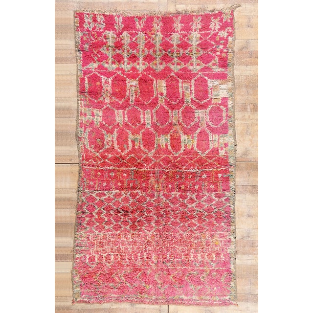 Vintage Boujad Moroccan Rug, 05'11 X 10'10 For Sale - Image 10 of 10