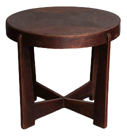 Amsterdamse School Side Table, 1920s