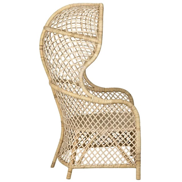 Noir NOIR Gigi Chair, Rattan For Sale - Image 4 of 5