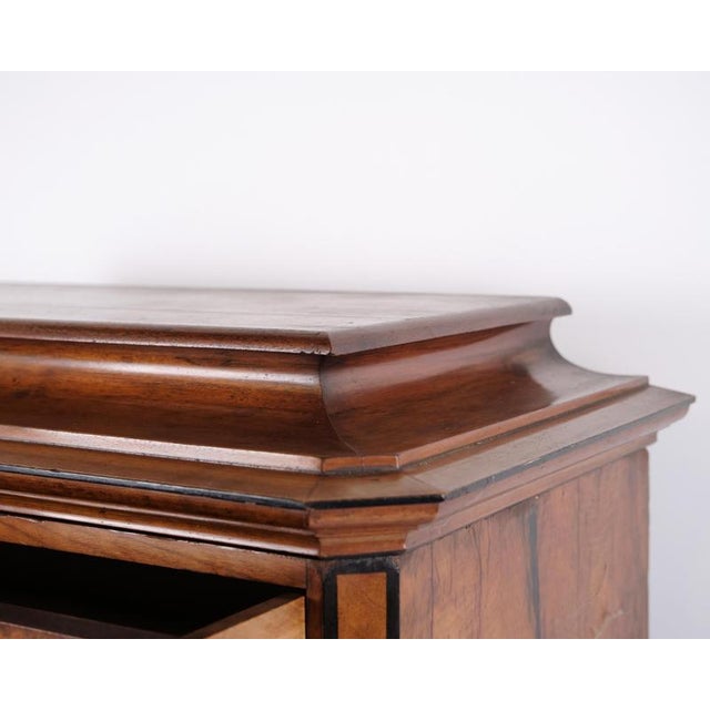 Brown Antique Mahogany Secretaire with Four Drawers, 1840s For Sale - Image 8 of 14
