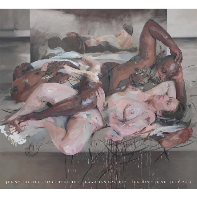 Jenny Saville Odalisque Official Exhibition Poster Dimensions: 44,7 x 41,1 in / 113,8 x 104,4 cm Sold unframed