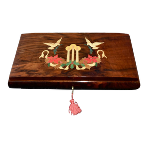 Vintage Heritage House Limited Edition Italian Inlaid Box W/Key