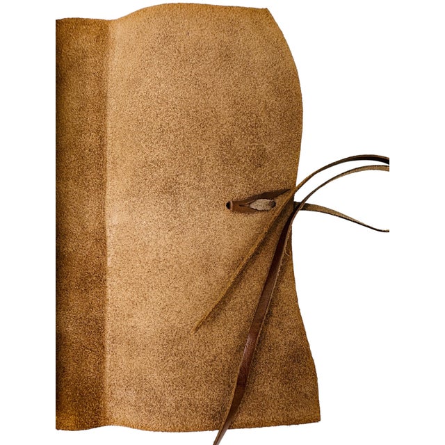 Authentic Vintage 2003 Cavallini & Co. Roma Lussa Italian Leather Journal For Sale - Image 9 of 13