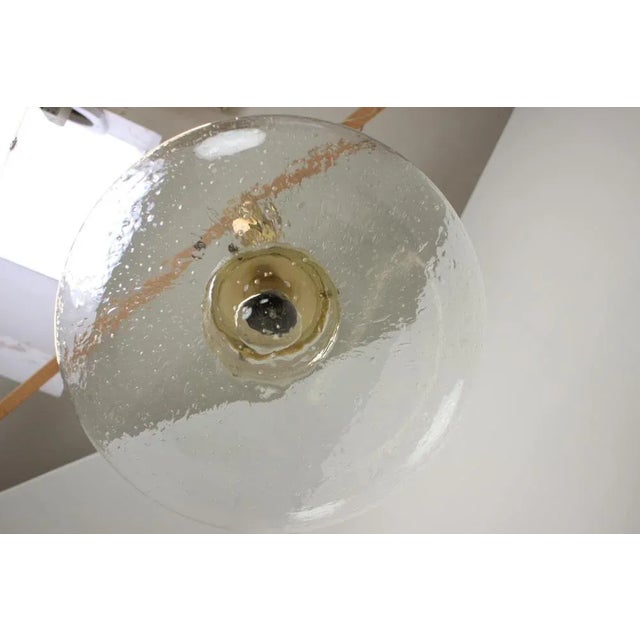 Gold Mid-Century Glass Pedant by Kamenicky Senov, 1970s For Sale - Image 8 of 15