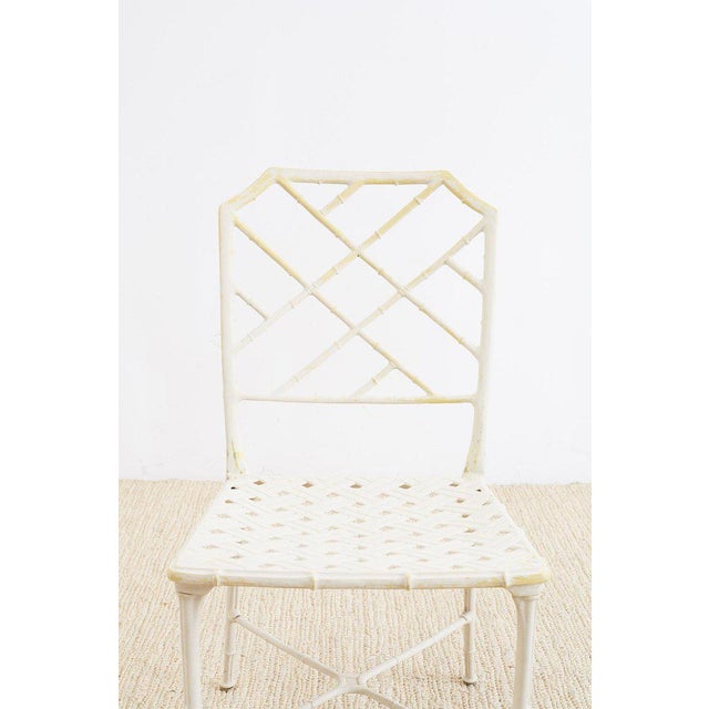 Brown Jordan Calcutta Faux Bamboo Garden Chairs Chairish