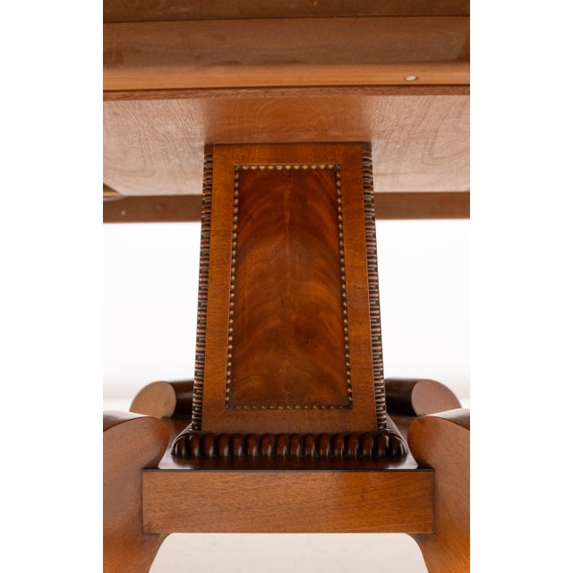 English Adams Paint Decorated Border Dining Room Table For Sale - Image 13 of 18