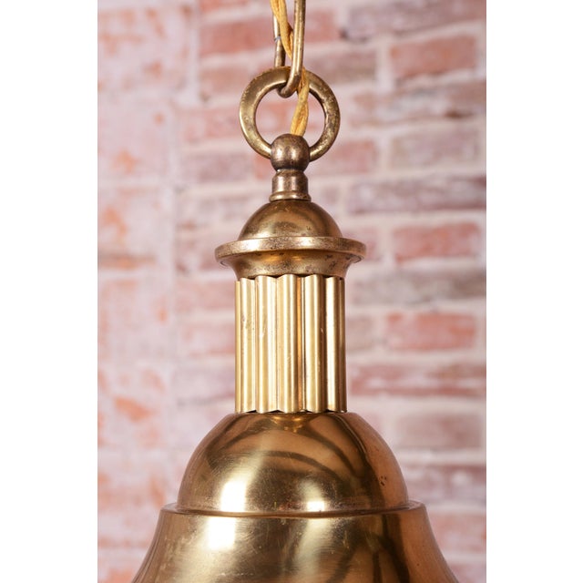 Art Deco Pendant Light in Milk Glass by P. Behrens, 1890s For Sale - Image 9 of 12