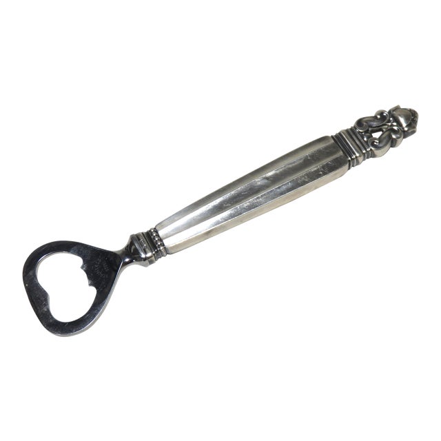 Vintage Jensen Denmark Sterling Silver Bottle Opener Chairish