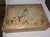 Charming antique biscuit box that was hand painted long ago. This has a wonderful patina and is perfect for any room.