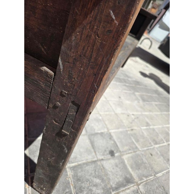 Antique Wooden Bench, 1750s For Sale - Image 6 of 12
