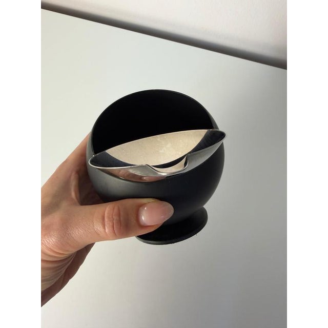 Black Chrome Ball Ashtray by Quist For Sale - Image 6 of 11