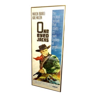 1961 "One Eyed Jacks" Directed and Starring Marlon Brando Movie Poster. For Sale