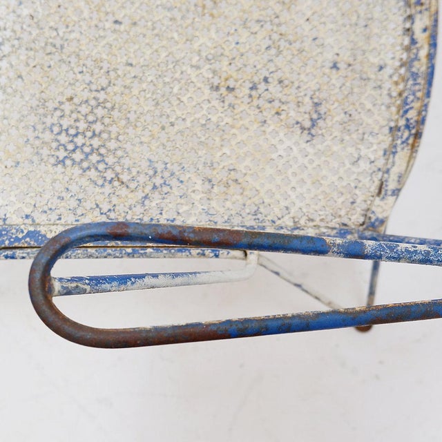 Vintage Perforated Metal Armchair by Mathieu Matégot, 1950s For Sale - Image 9 of 16