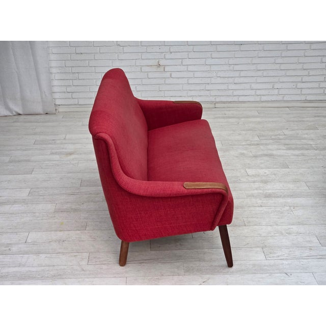 Danish 2-Seater Sofa in Furniture Fabric and Teak, 1970s For Sale - Image 9 of 18