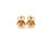 Italian Mid 20th Century Pair of Tiffany & Co. Elsa Peretti Mini Apple Stud Earrings in 18k Yellow Gold For Sale - Image 3 of 6
