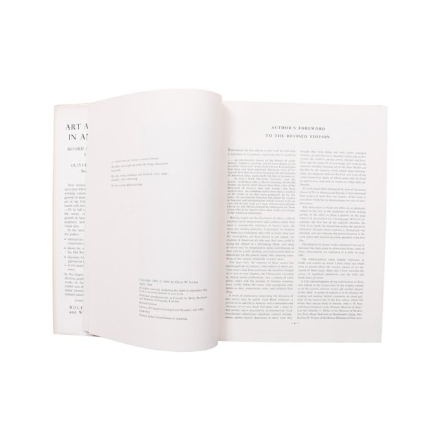 Art and Life in America by Oliver W. Larkin. Hardcover book with dustjacket, published by Holt, Rinehart and Winston, Inc....