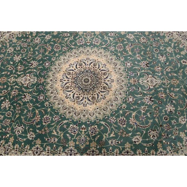 Wood Middle Eastern Nain Rug For Sale - Image 7 of 11