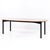 Michael Taylor for Baker Mid Century Walnut Expanding Dining Table With 2 Leaves For Sale - Image 10 of 11