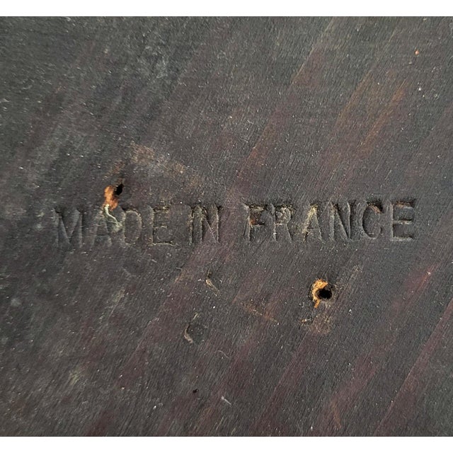 Antique French Round Directoire Bronze & Marble Top Empire Gueridon Side Table For Sale - Image 12 of 13