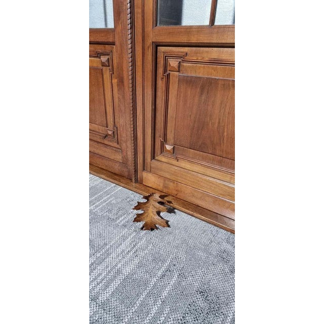 French Fixed Cupboard in Oak, 1980s For Sale - Image 5 of 16