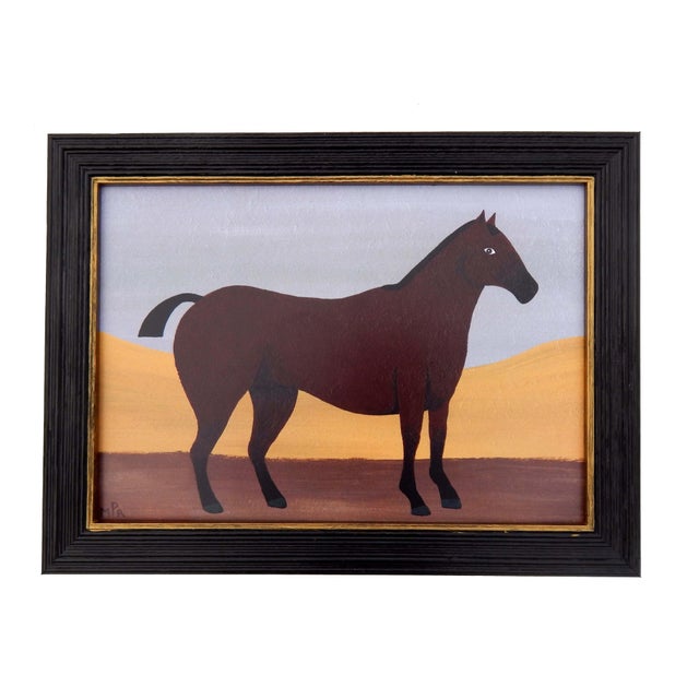Matt Rix, Naive Style Prize Bay Mare, Print, Framed For Sale - Image 12 of 12