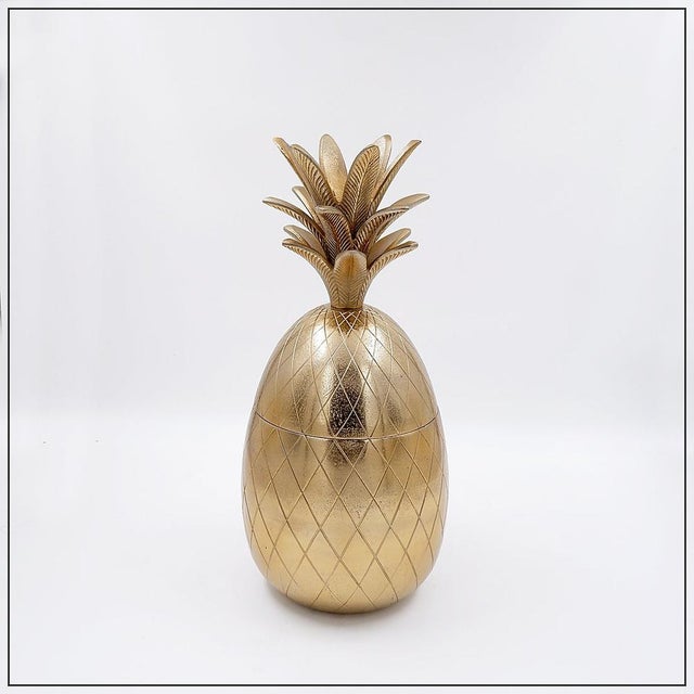 Vintage Hollywood Regency Pineapple Ice Bucket, 1970s For Sale - Image 14 of 14