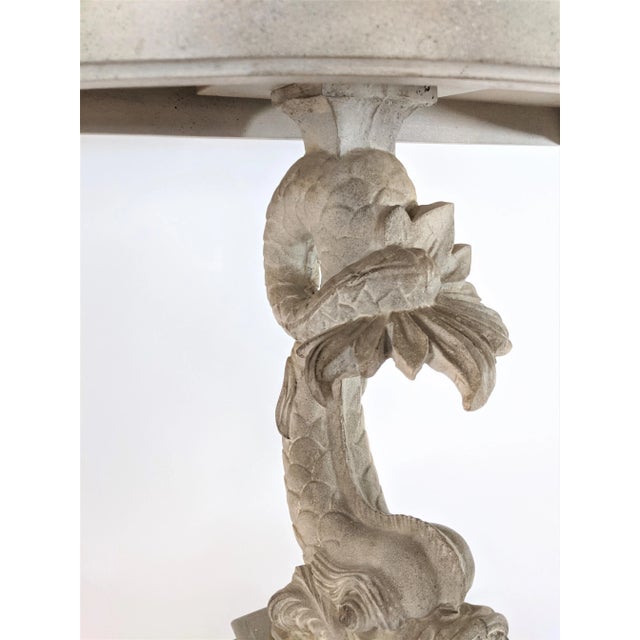 Koi Fish Undine Resin Console Table For Sale - Image 10 of 13