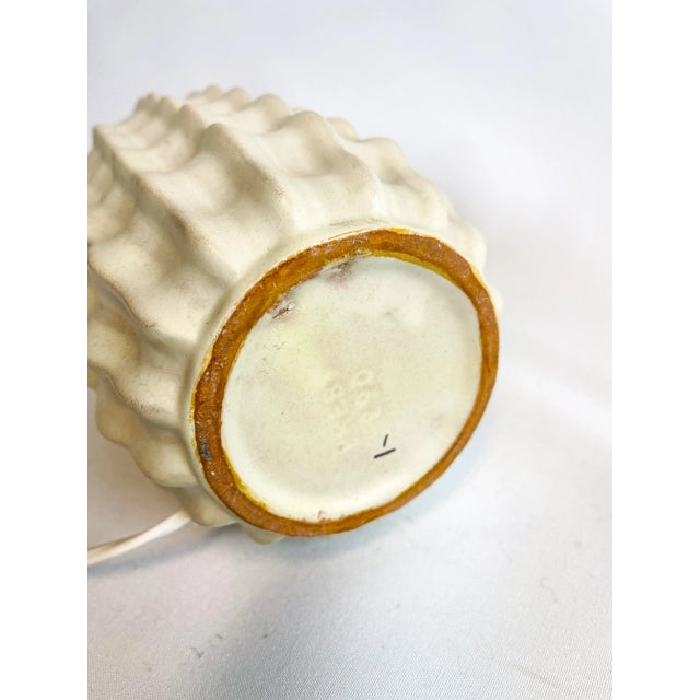 Art Deco Ceramic Organic Table Lamp from Upsala Ekeby, Sweden For Sale - Image 13 of 14