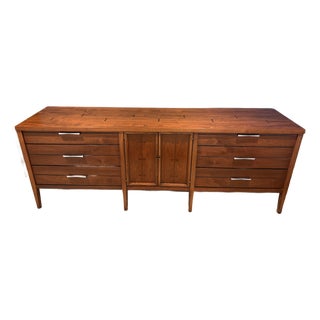 1960s Mid Century Lane Tuxedo Dresser For Sale