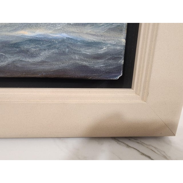 1990s Original Tim Thompson Maritime Painting Plymouth Hoe, Meadows Tower For Sale In Seattle - Image 6 of 10