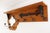 Wood Dutch Art Deco Coat Rack with Beveled Mirror in Oak, 1930 For Sale - Image 7 of 10
